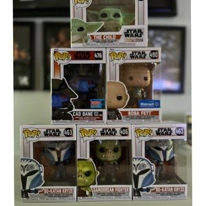 Star Wars funko pop lot.